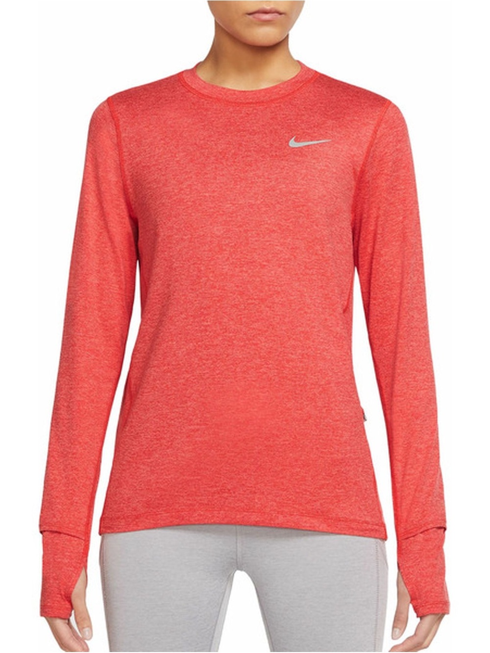 Nike Women's Long-Sleeve Crew Neck Training Top - pink
